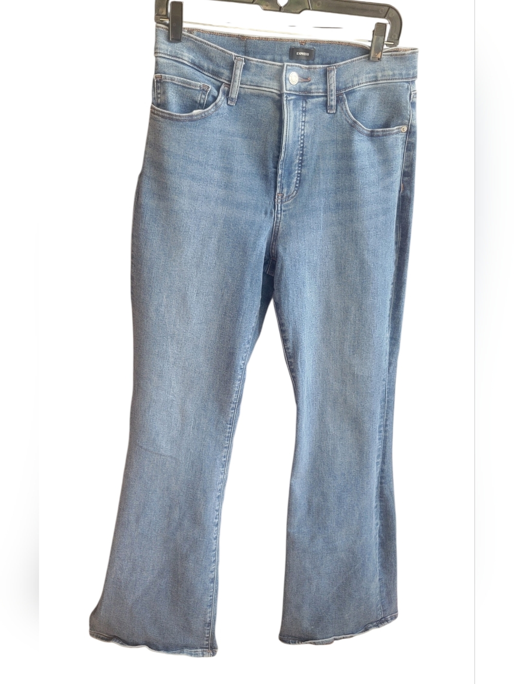 Express Women's Light Blue Bootcut Jeans - Picture 3 of 12